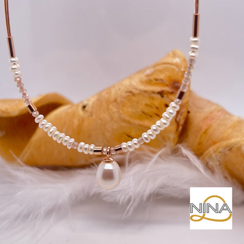 „Flexible Rose Gold Choker“